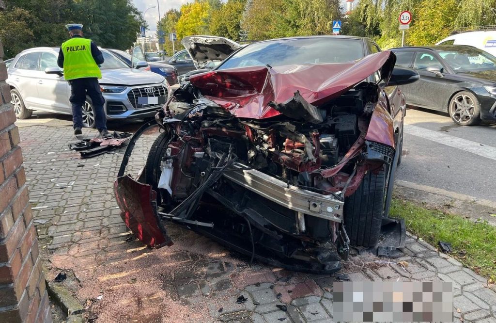 Wypadek na Paderewskiego w Rzeszowie