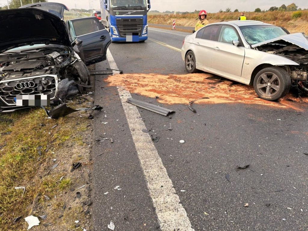 Wypadek w Trzebusce na Podkarpaciu