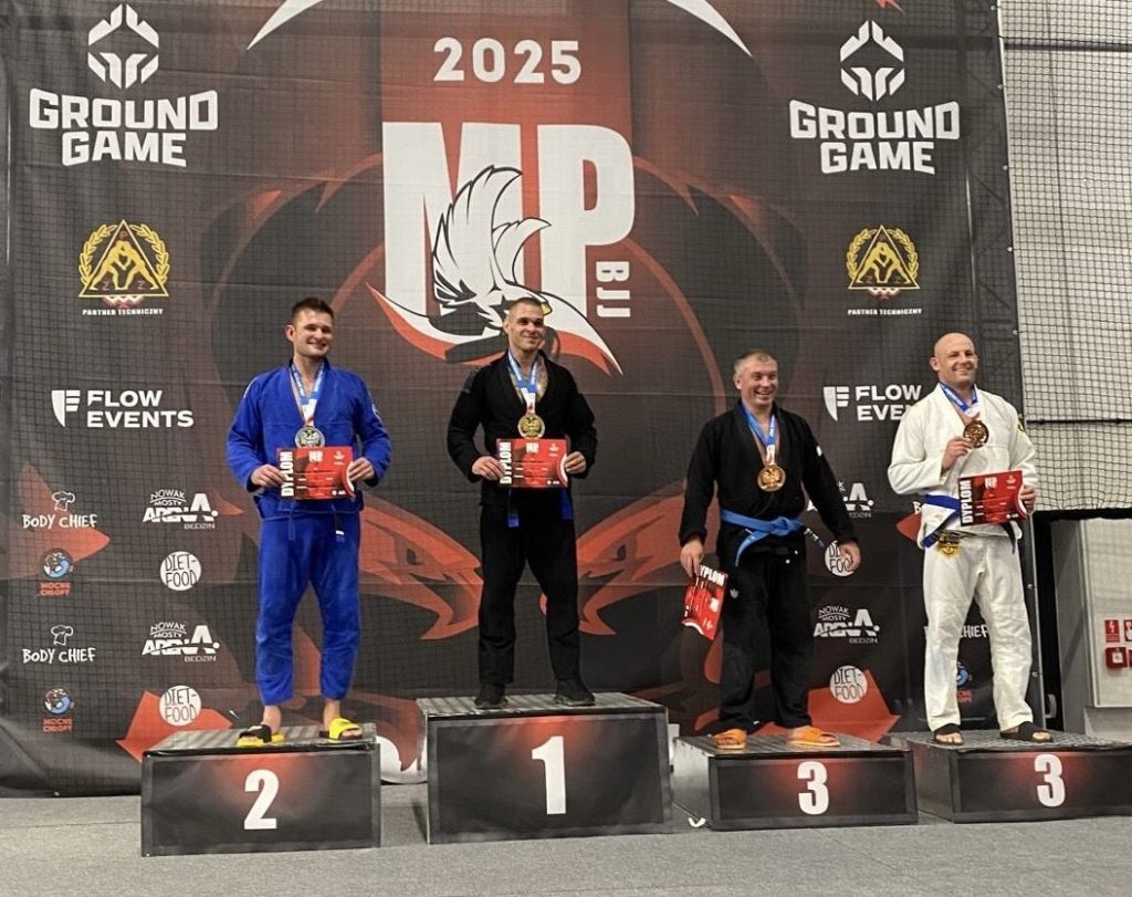 Mł. asp. Damian Grendys - mistrz jiu-jitsu