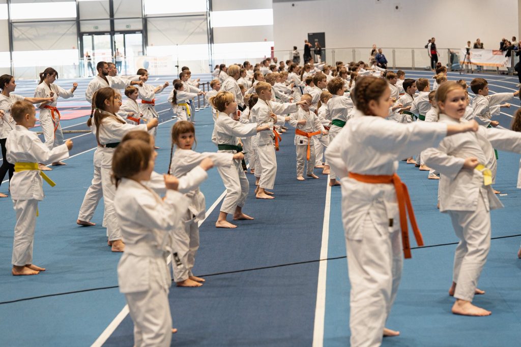 młodzi karatecy
