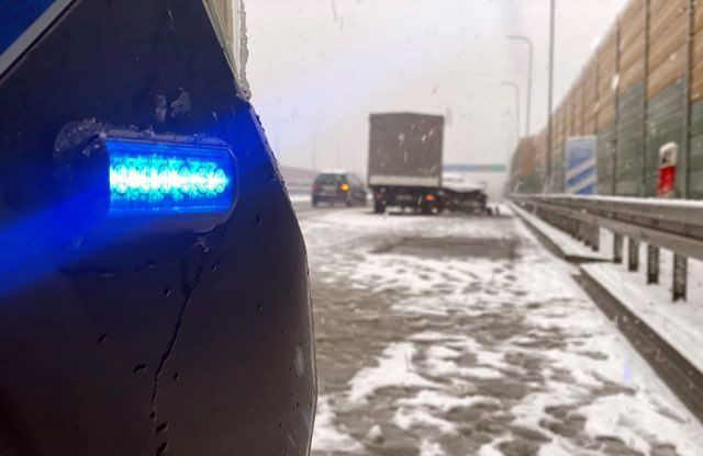 kolizja na drodze w Rzeszowie