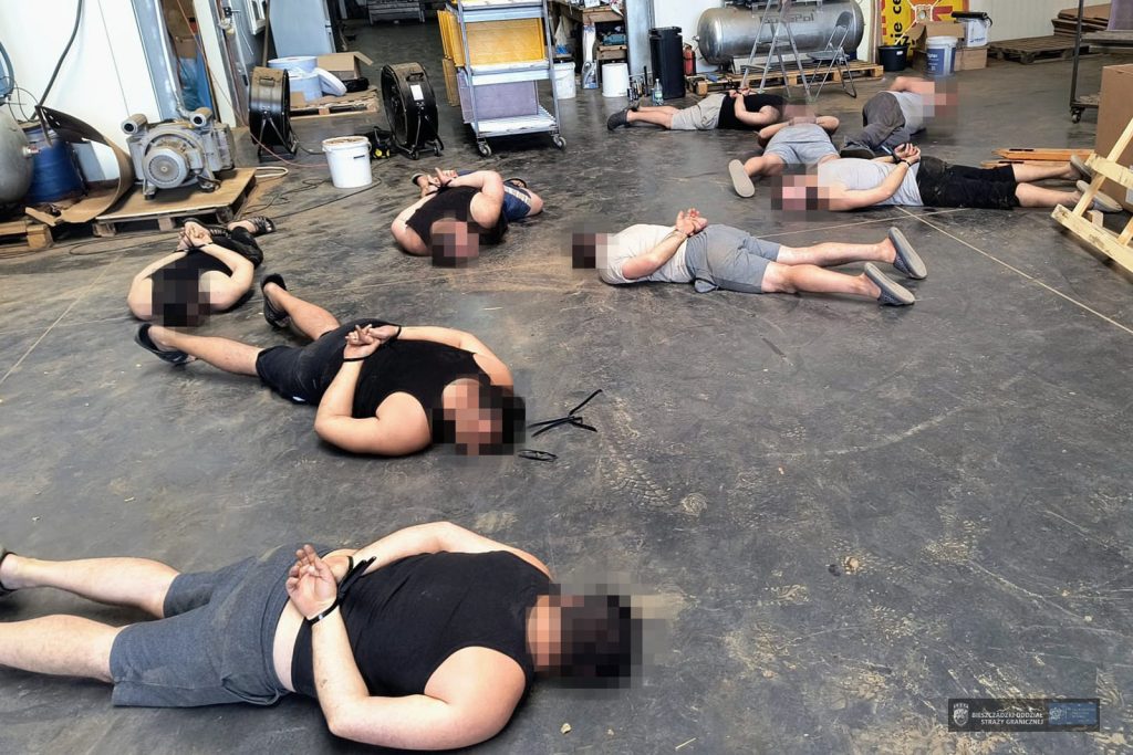 akcja służb, zatrzymanie przestępców