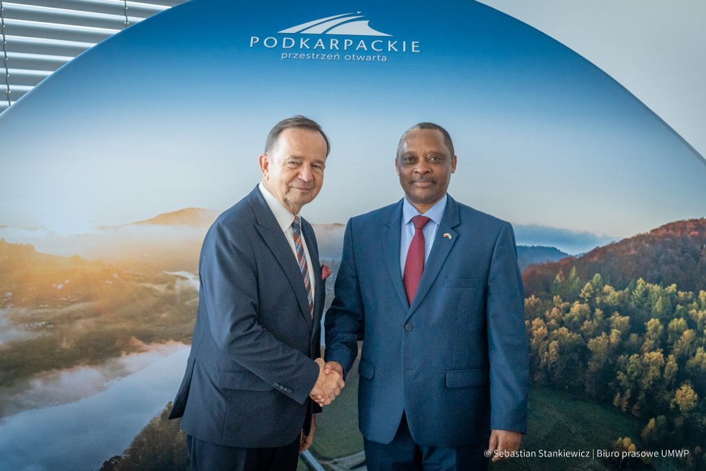 Władysław Ortyl i Anastase Shyaka