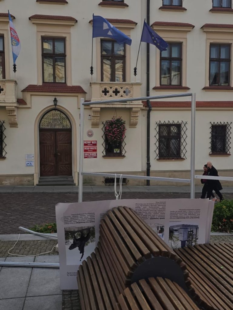 Szczątki wystawy Monument Konieczny