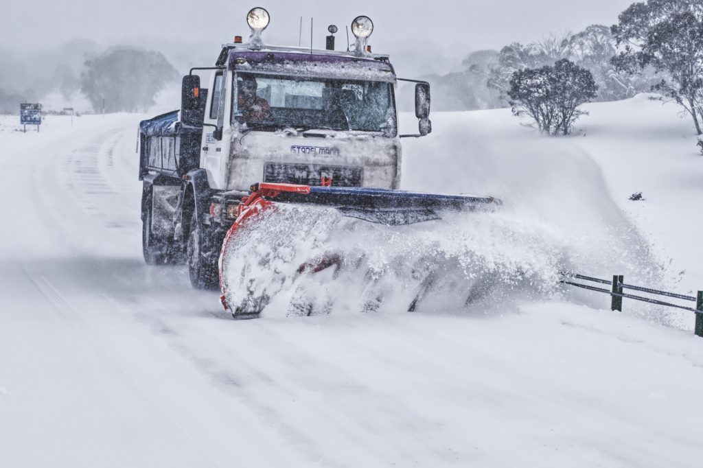 Zima i pług śniezny