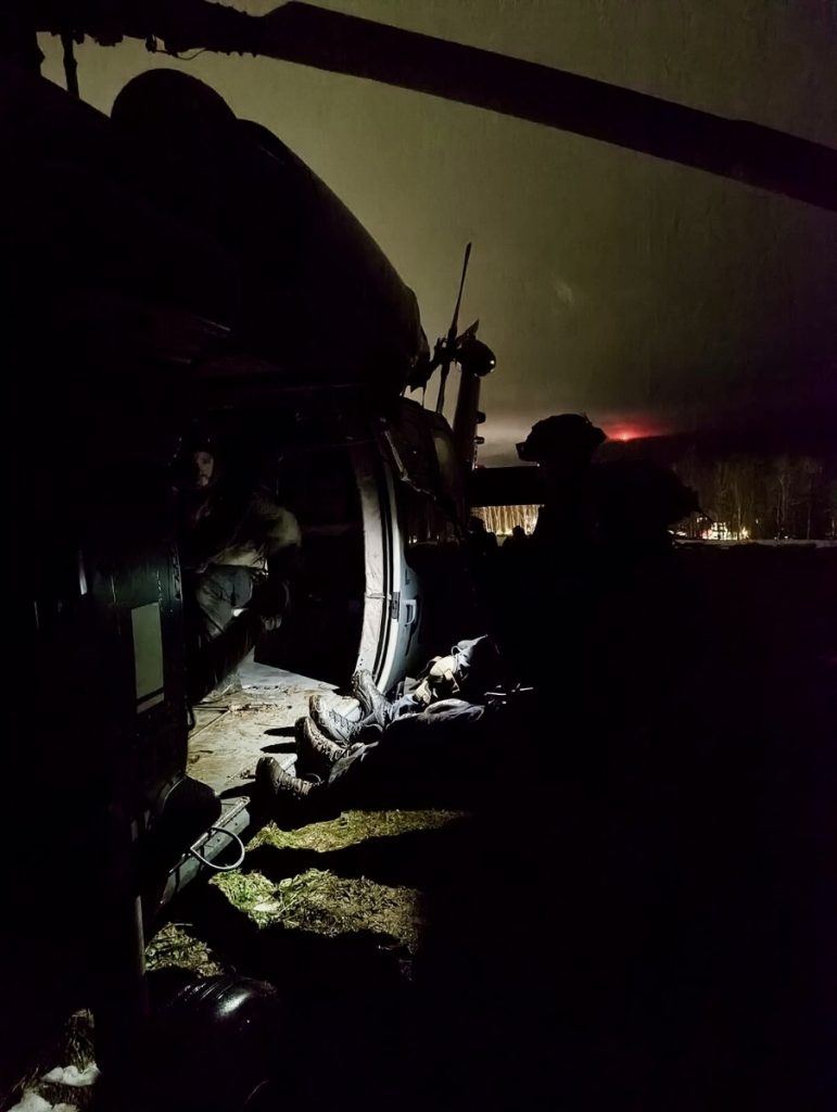 Nocne ćwiczenia w Bieszczadach