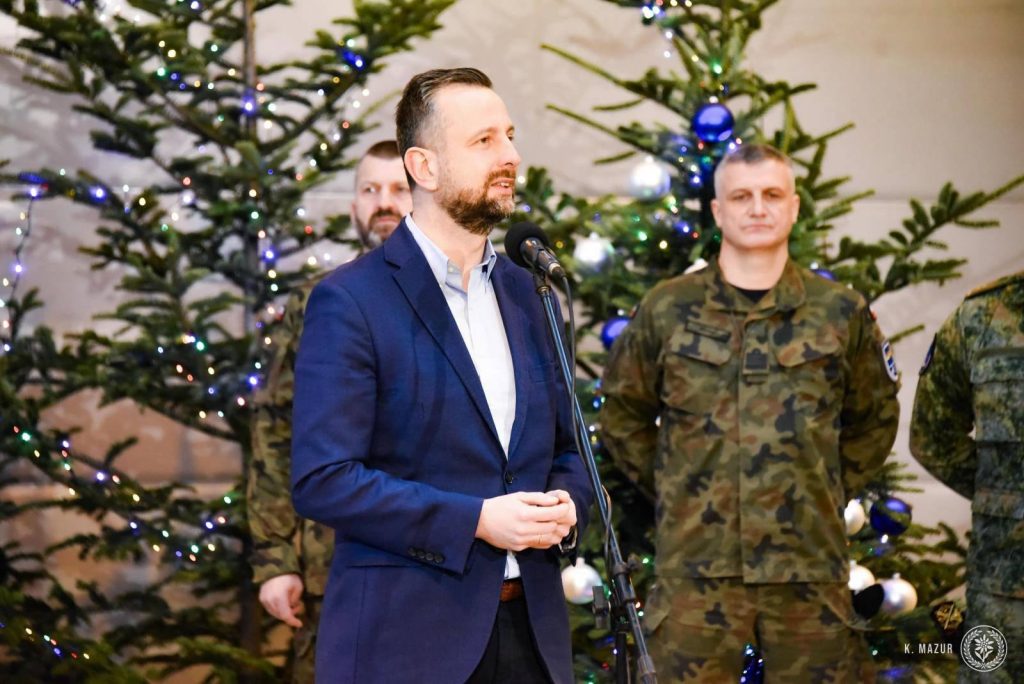 Władysław Kosiniak-Kamysz na wigilii z wojskiem