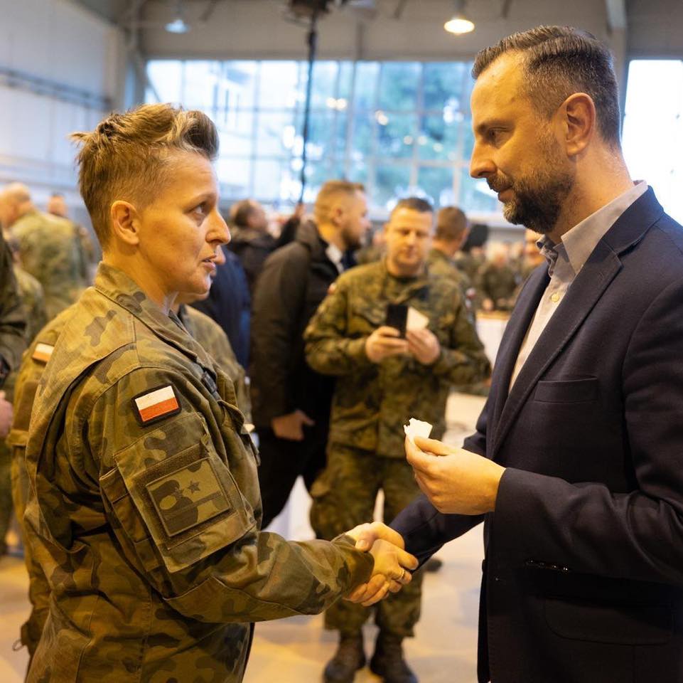 Opłatek z Kosiniakiem-Kamyszem