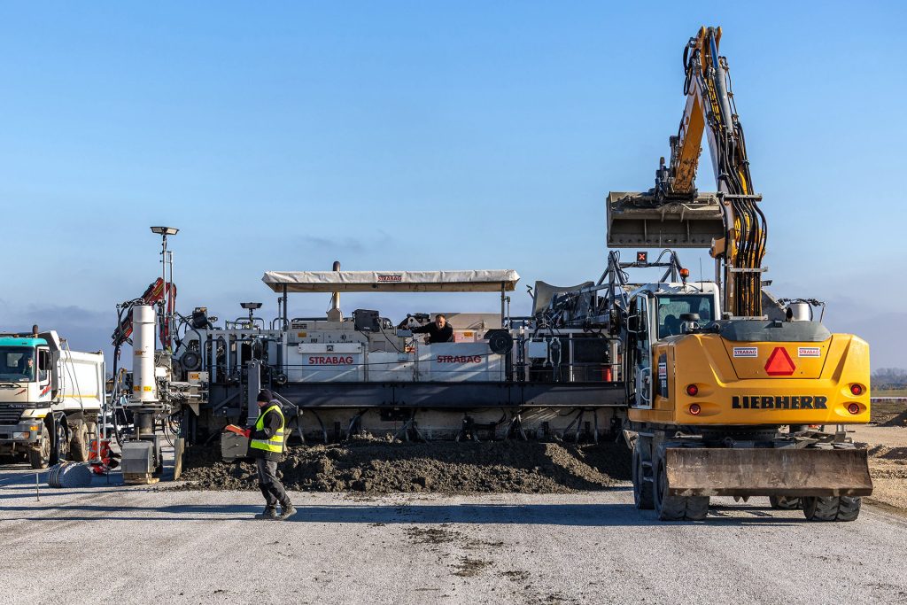 Budowa na lotnisku Rzeszów - Jasionka