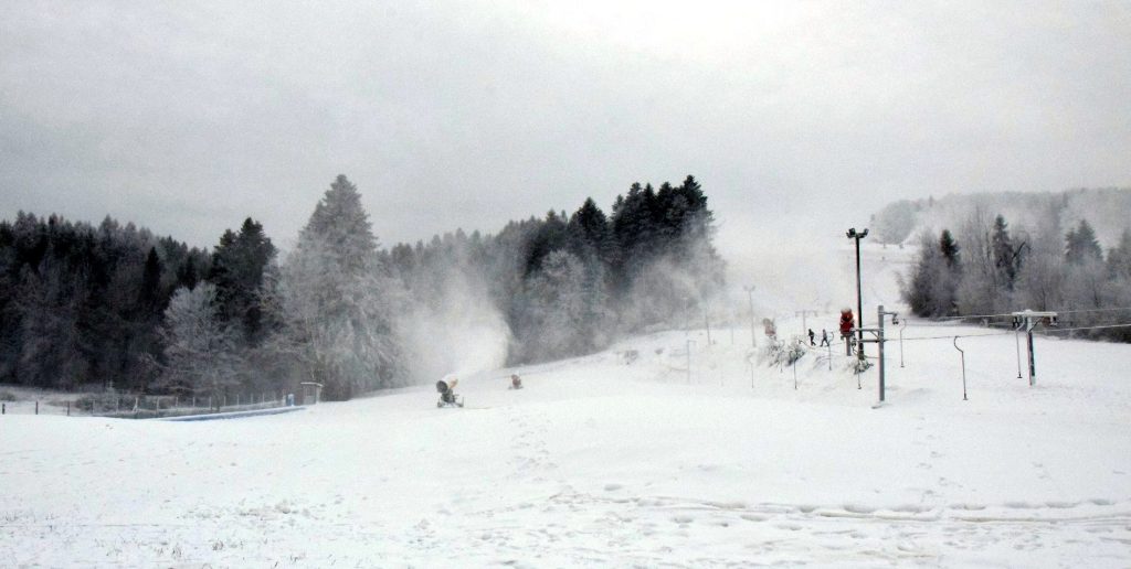 naśnieżanie tras narciarskich