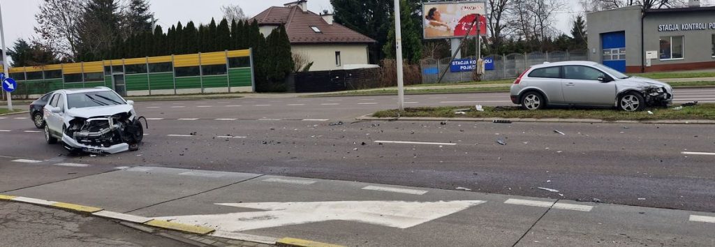 Wypadek na Podkarpackiej w Rzeszowie