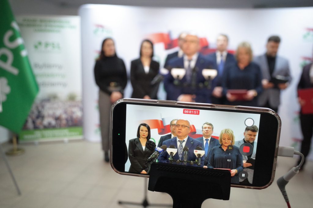 Adam Dziedzic na konferencji PSL