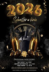 Sylwester 2025/2026 w kinie Zorza