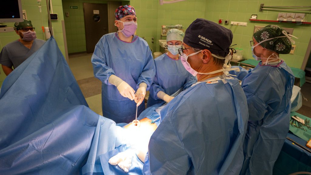 Operacja guza płuca w USK