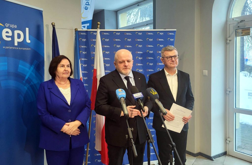 konferencja prasowa działaczy KO