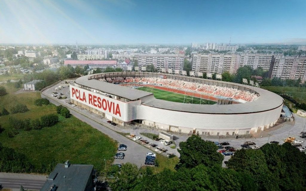 wizualizacja stworzona przez kibiców Resovii Rzeszów