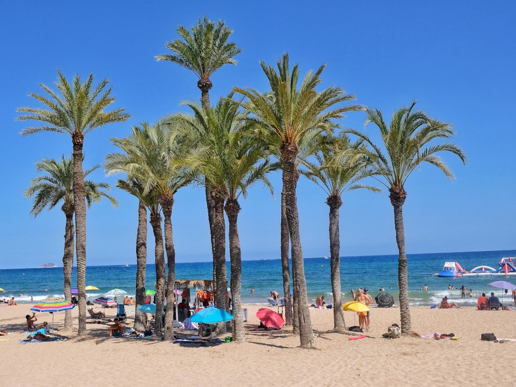 Costa Blanca. Villajoyosa, Playa Centro