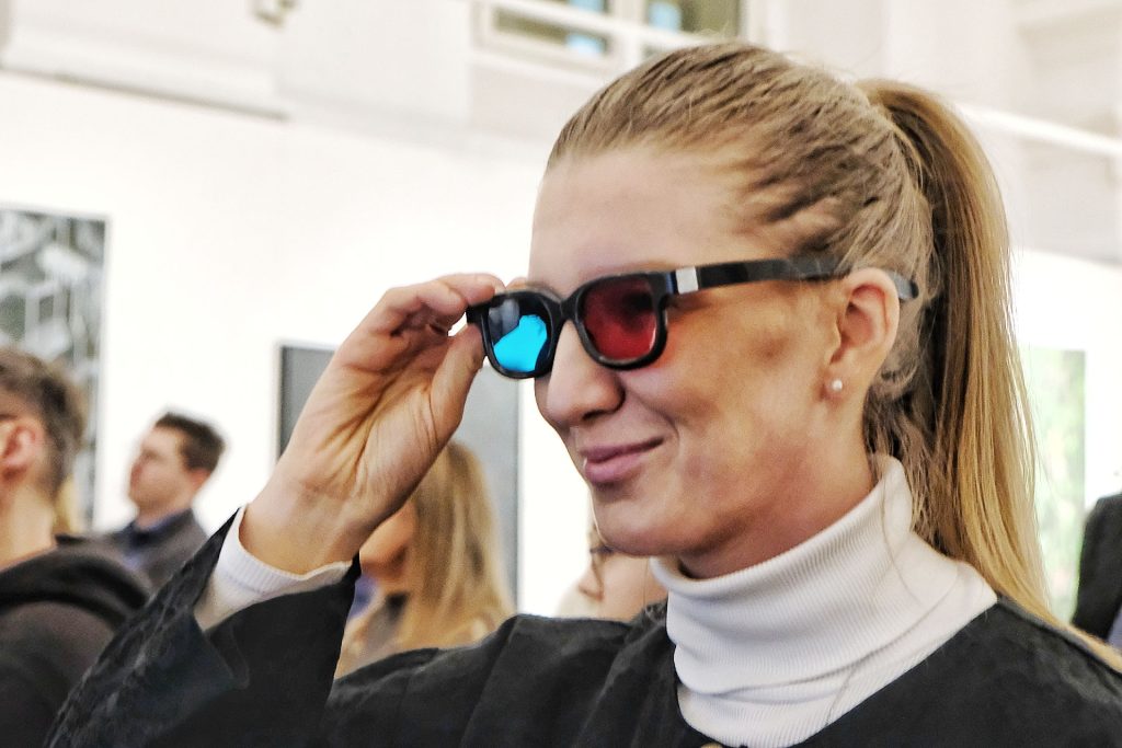 Kinga Dereniowska na wystawie w BWA