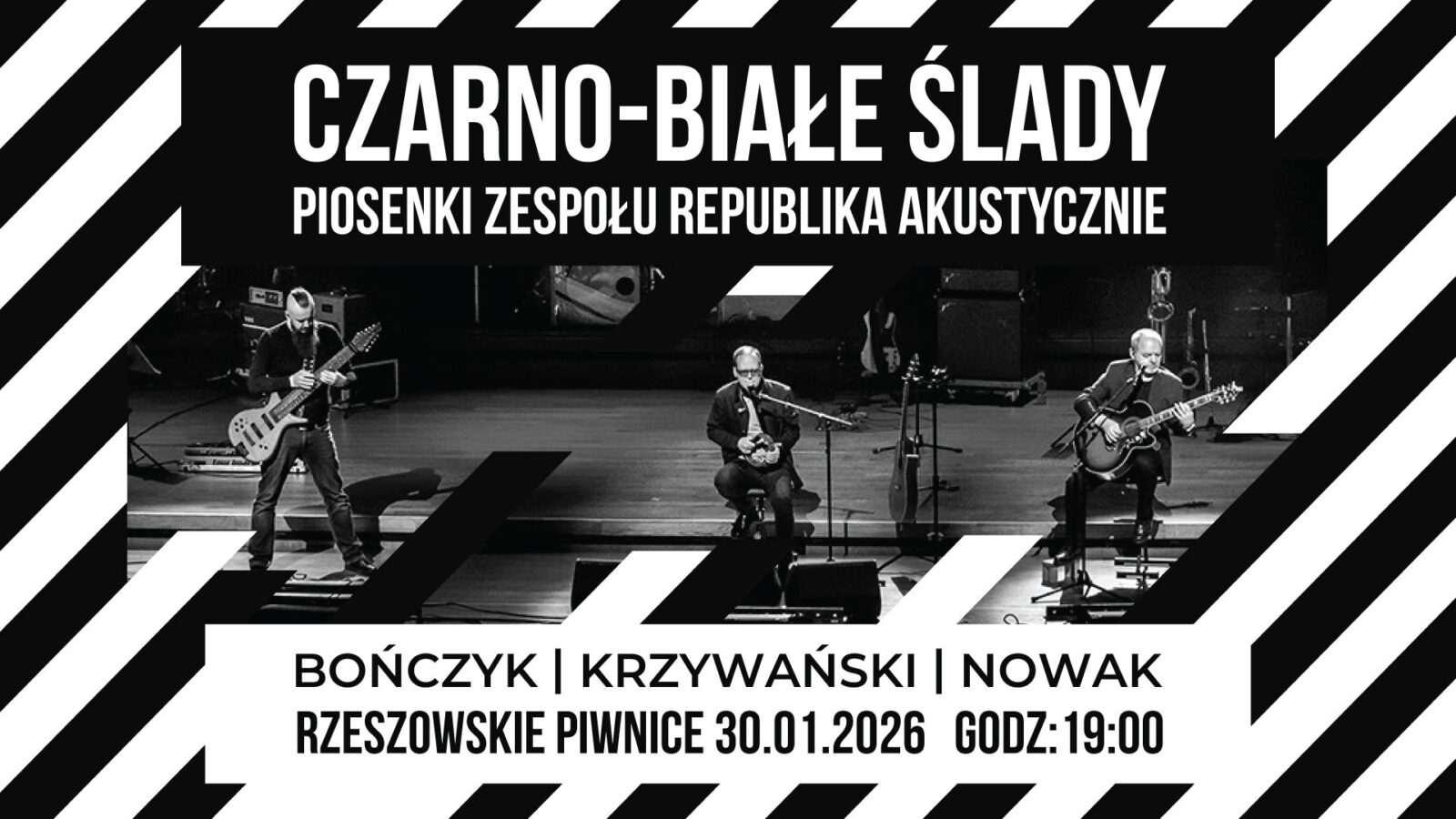 Czarno-Białe Ślady to wyjątkowe spotkanie z twórczością zespołu Republika.