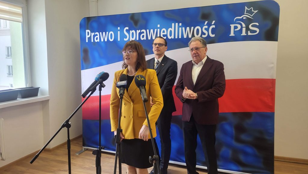 konferencja prasowa posłów Prawa i Sprawiedliwości