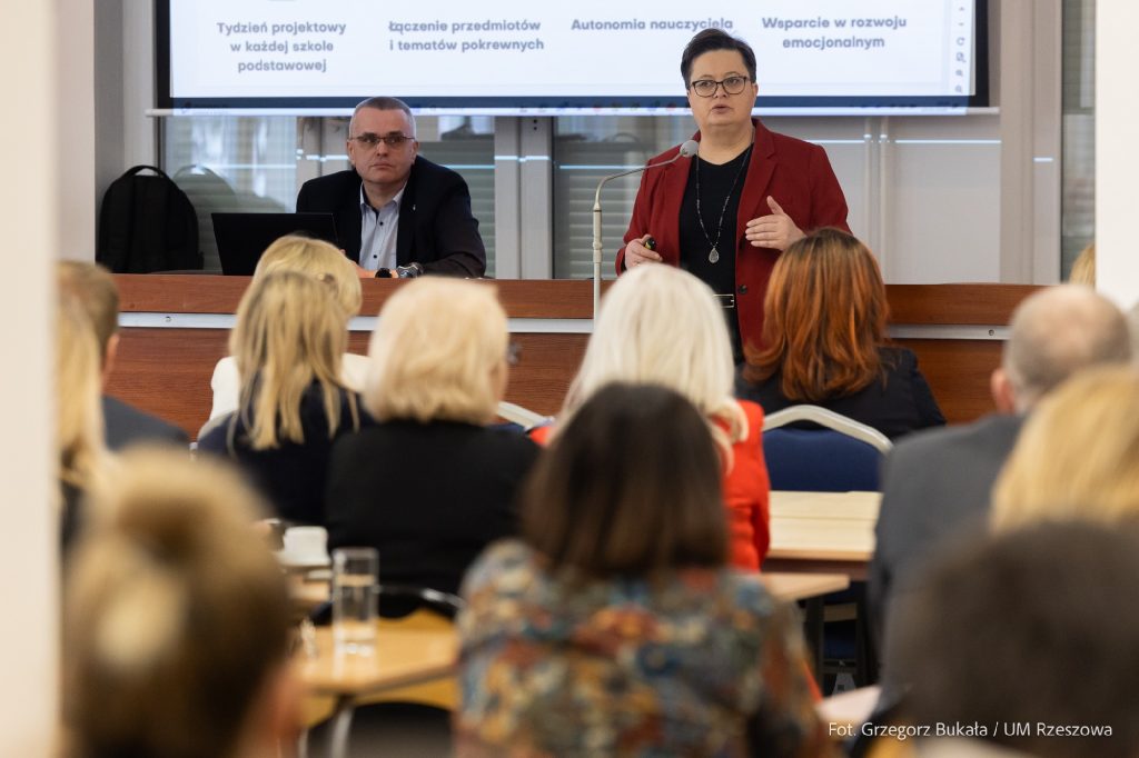 ministra i dyrektorzy szkół