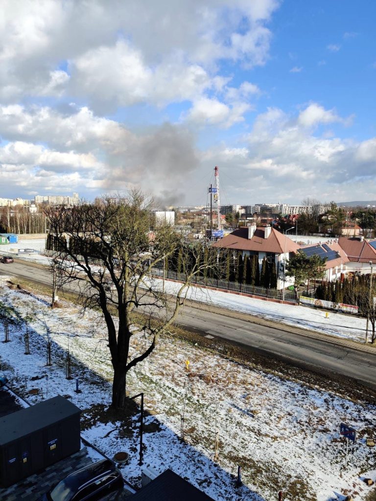 Pożar przy Strażackiej