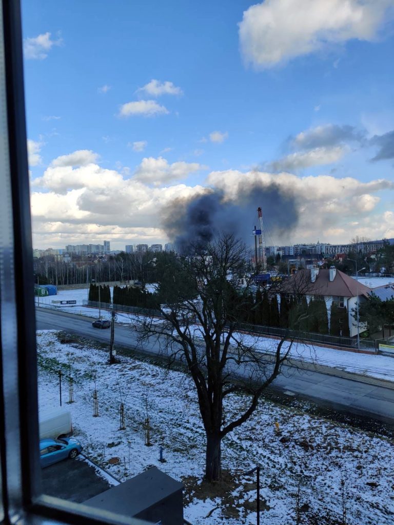 Pożar przy Strażackiej