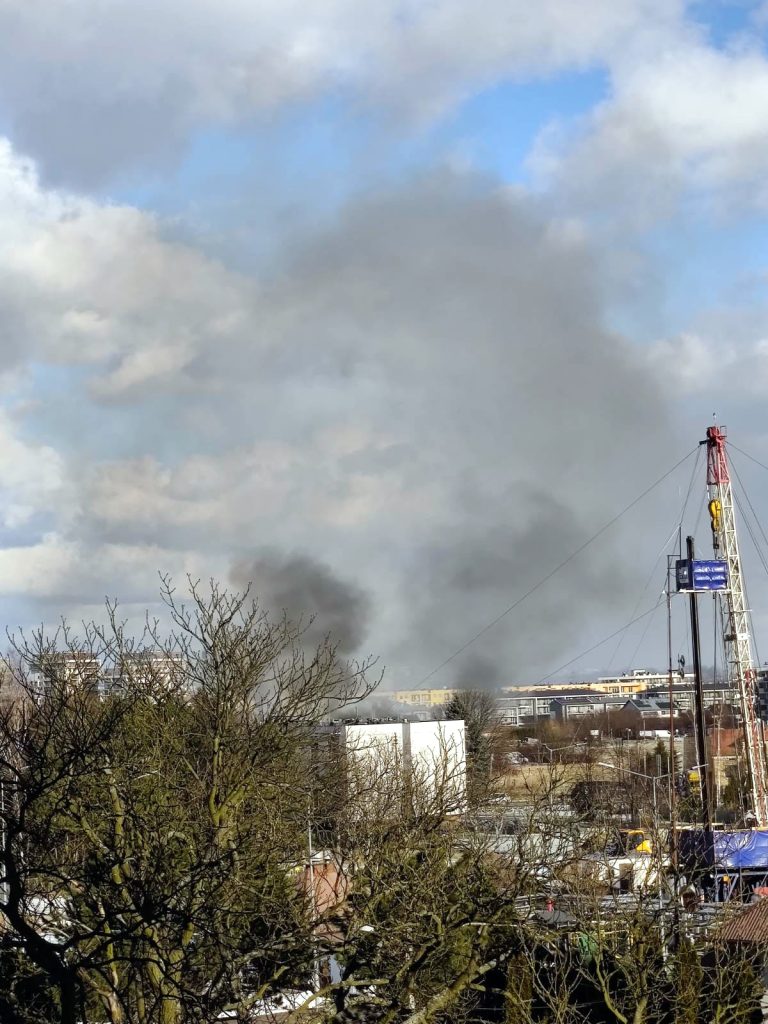 Pożar przy Strażackiej