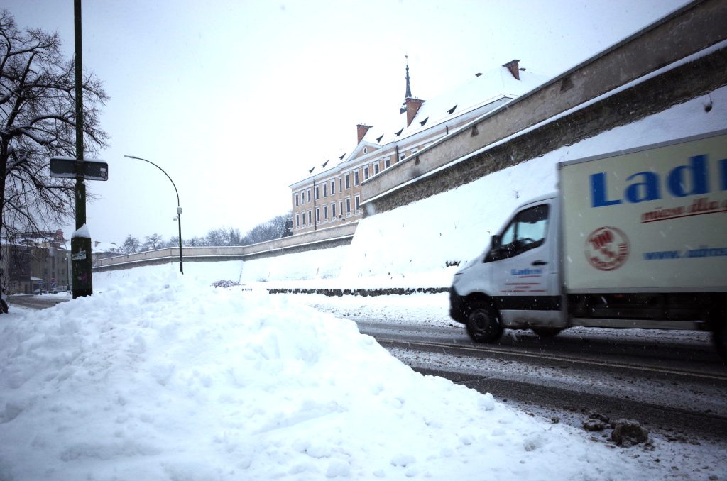 Zima w Rzeszowie, Zamek Lubomirskich