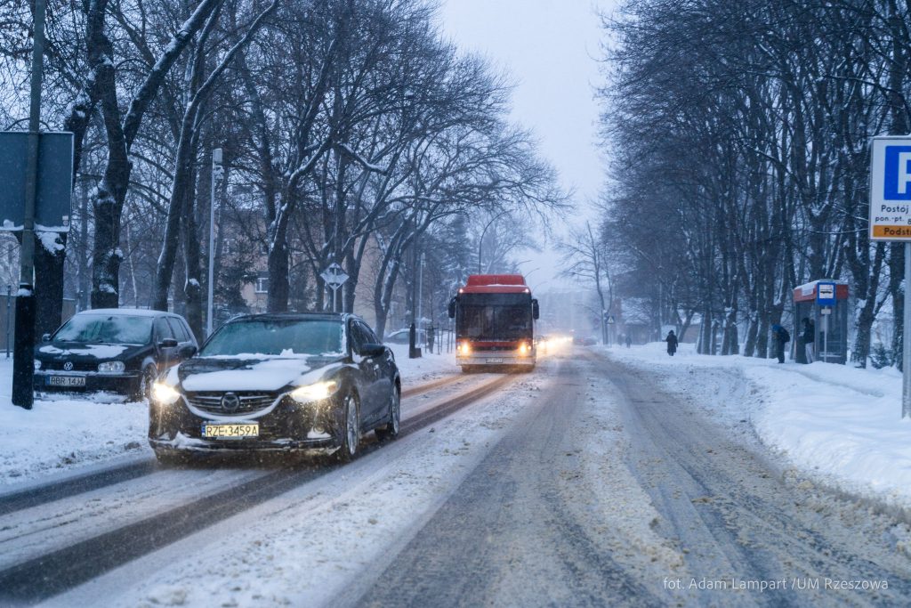Zima w Rzeszowie - warunki na drogach