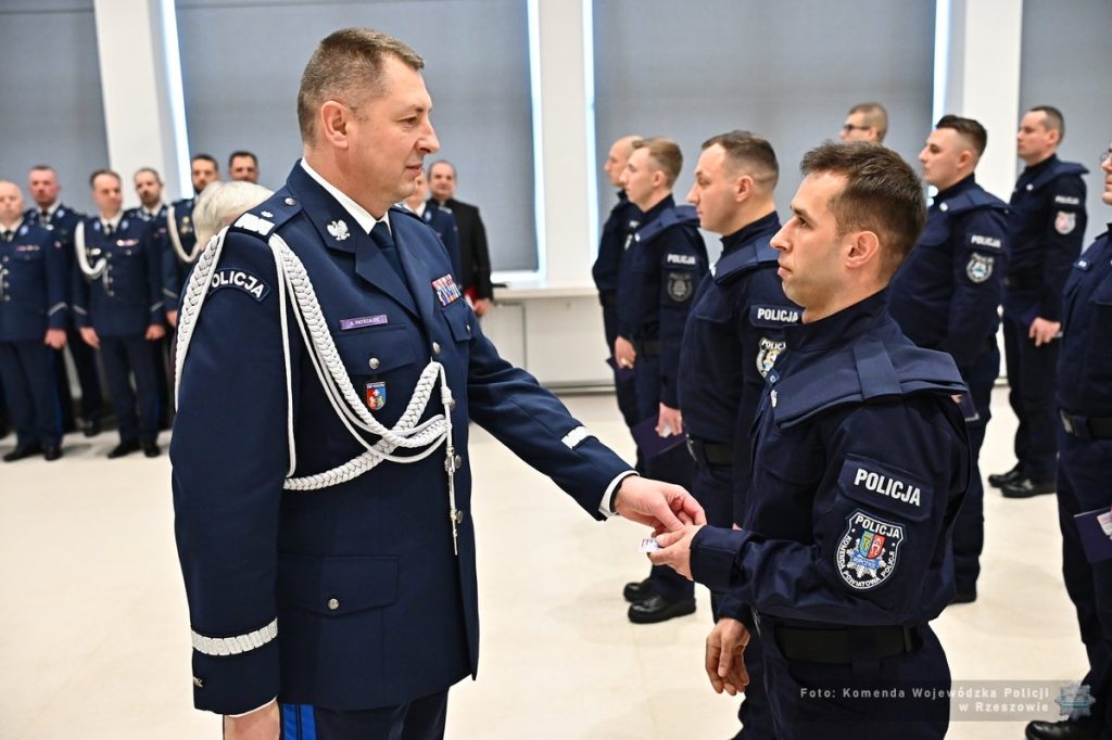 Andrzej Patrzałek, ślubowanie nowych policjantów