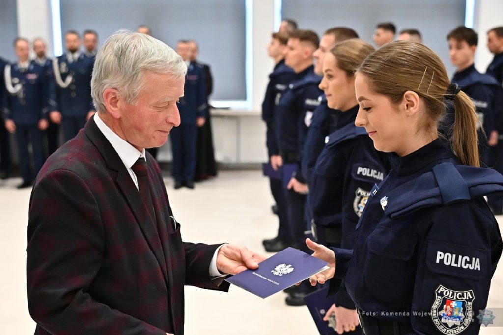 Ślubowanie policjantów