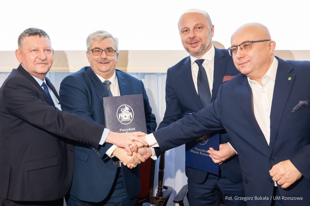 Wiesław Sowa, Marek Ustrobiński, Konrad Fijołek i Adam Dziedzic