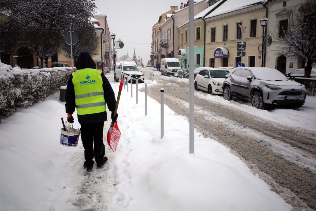 Zima i mróz w Rzeszowie