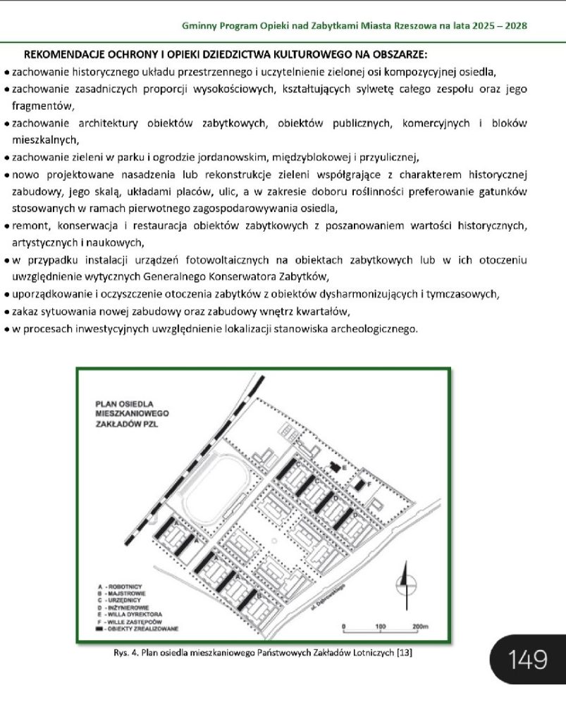 Storna z Gminnego Programu Opieki nad Zabytkami Miasta Rzeszowa na lata 2025 - 2028