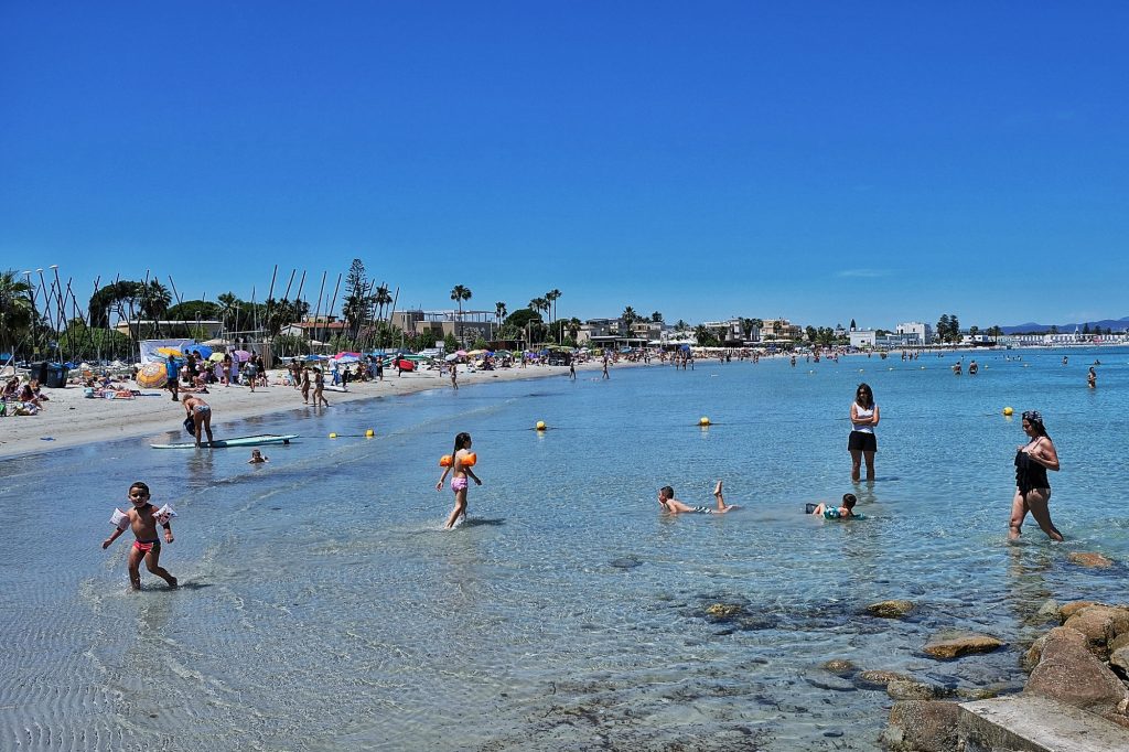 Cagliari na Sardynii, Plaża Poetto