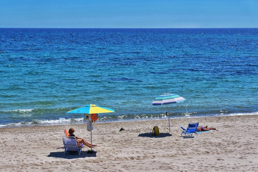 Włoska plaża na Sardynii