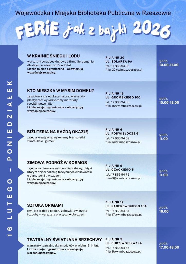 Ferie jak z bajki 2026