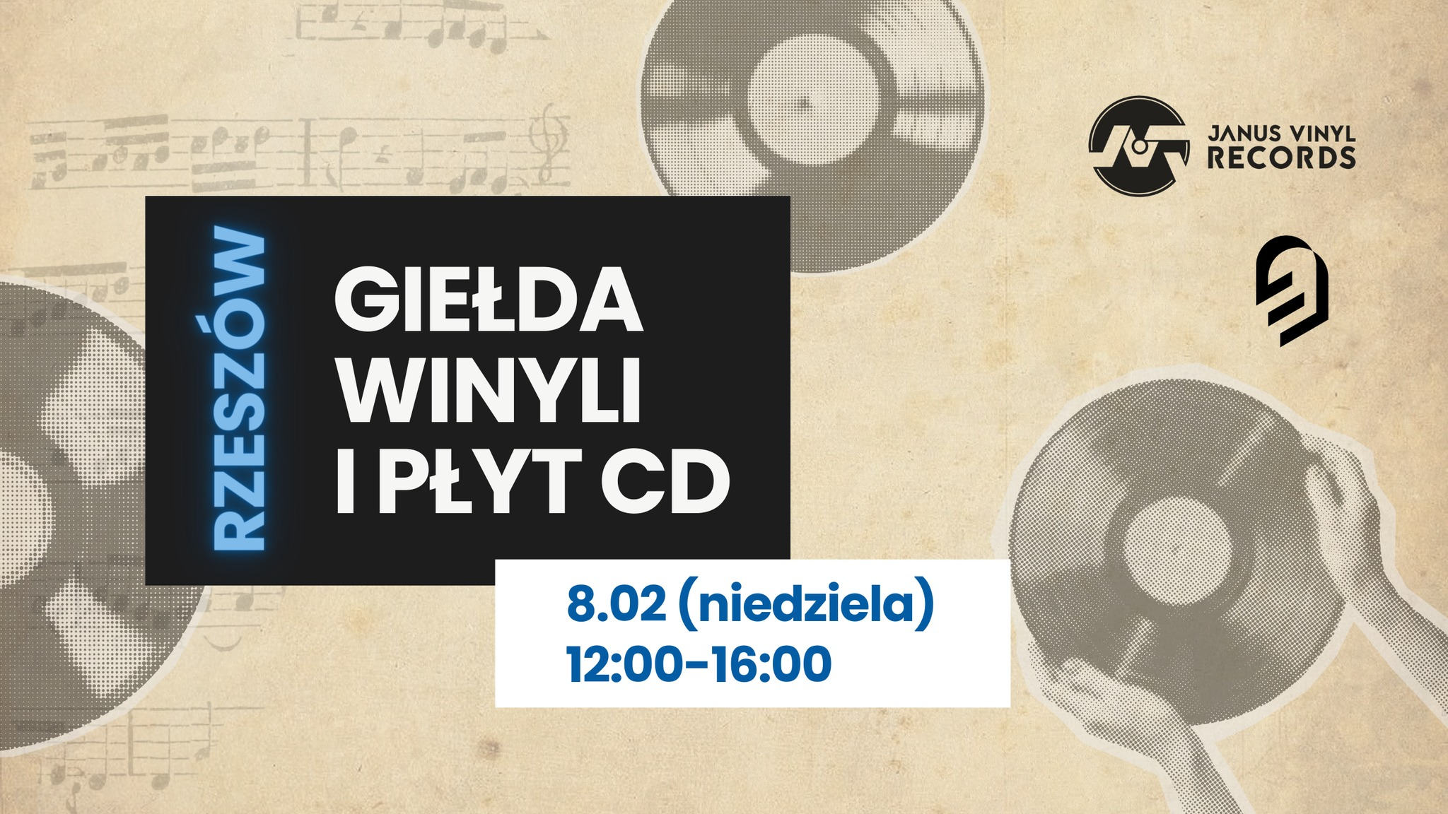 Giełda winyli i płyt CD znów w Rzeszowskich Piwnicach.
