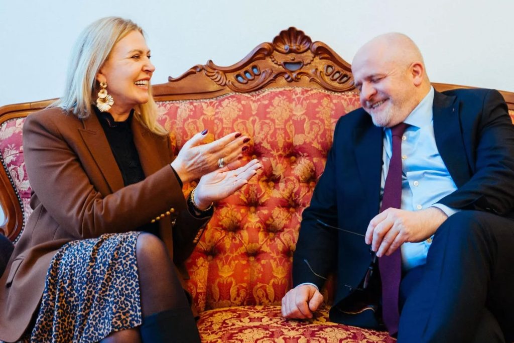 Elżbieta Łukacijewska i Paweł Kowal