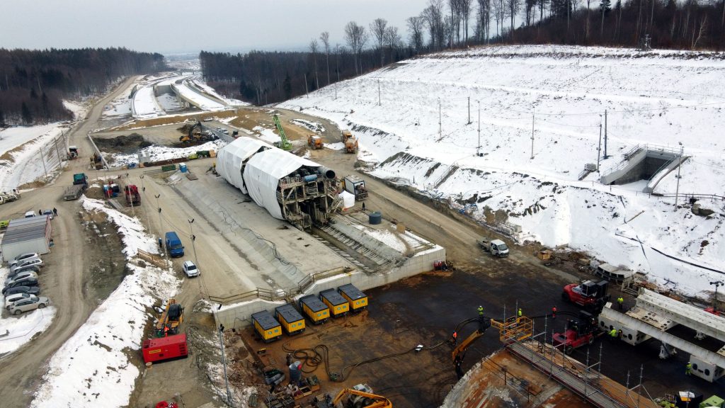 Budowa tunelu na S19 w Babicy na Podkarpaciu