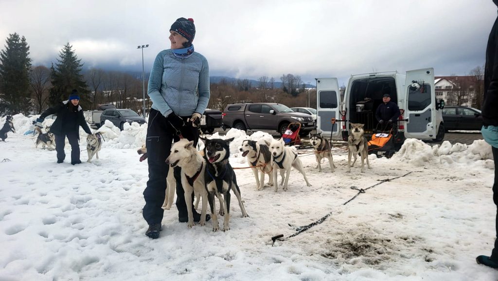 Wyścigi psich zaprzęgów w Lutowiskach