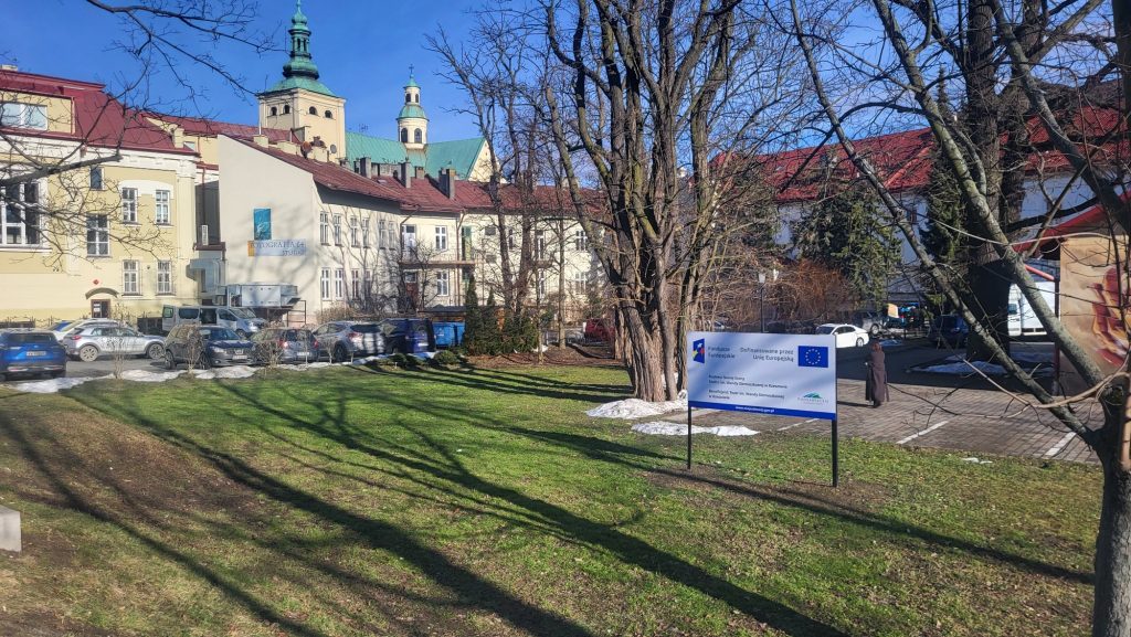 plac w którym stanie Nowa Scena Teatru im. Wandy Siemaszkowej w Rzeszowie