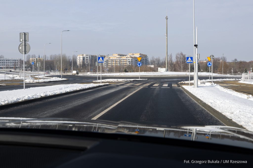 Rondo na ul Ciepłowniczej w Rzeszowie
