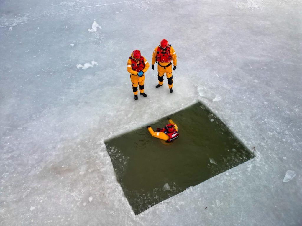 Trening WOPR na Wisłoku