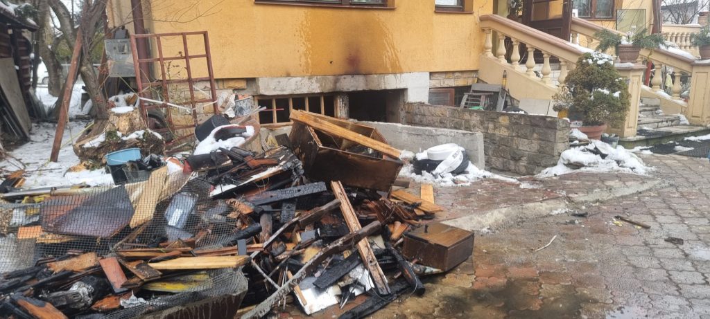 Wybuch w garażu na Staromieściu