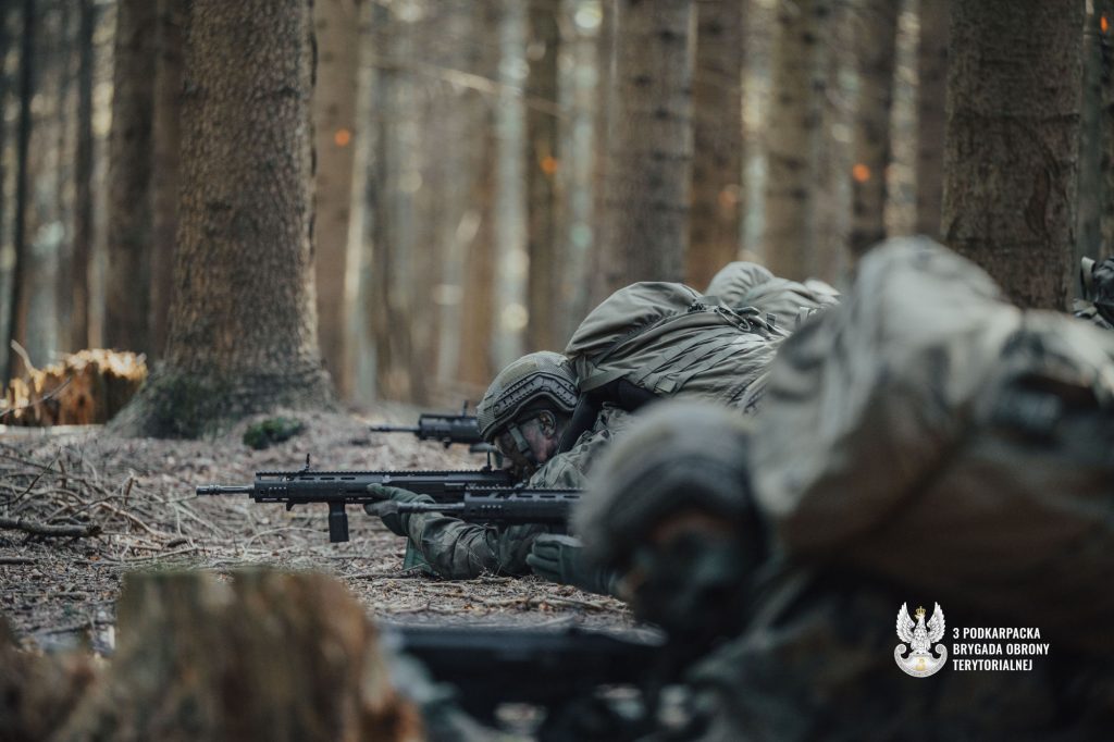 Terutorialsi na ćwiczeniach strzelania