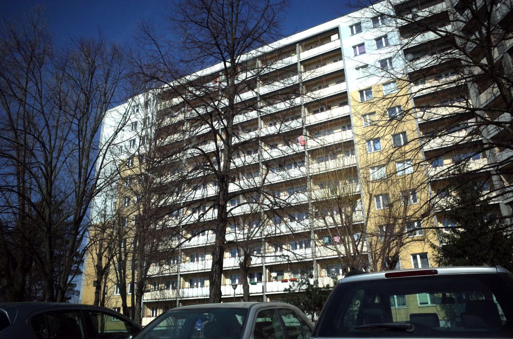 Wieżowiec na osiedlu Baranówka