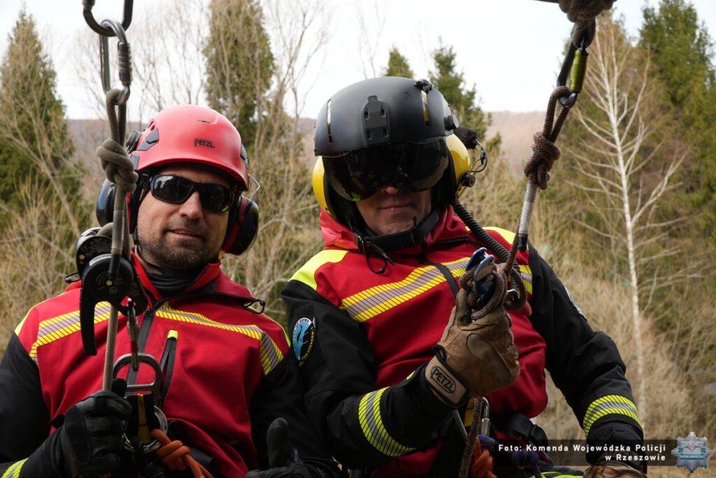 Ćwiczenia służb w Bieszczadach