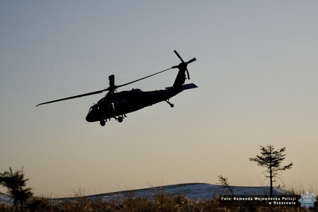 Black Hawk - manewry policyjne, Bieszczady